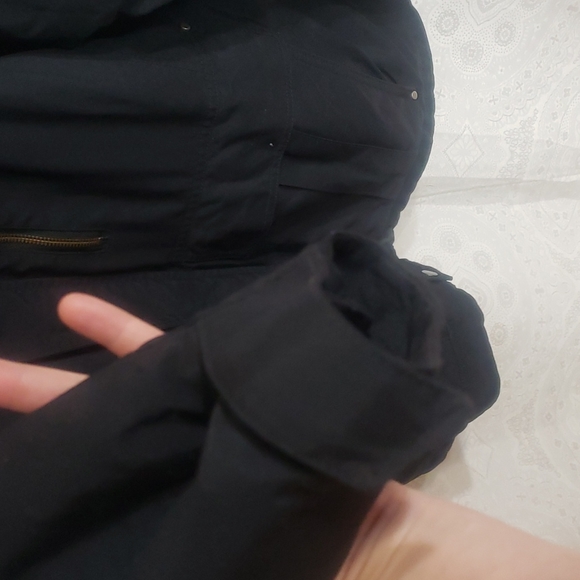 Columbia black field gear lined outdoor coat size large - Picture 4 of 9